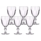 Conjunto De Taças De Vidro 300ml 6 Peças Lotus Transparente -