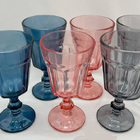 Conjunto De Taças De Vidro Coloridas - Kit Com 6