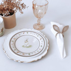 Conjunto De Taças Para Agua 325ml Diamond Azul Metalizado 6 P