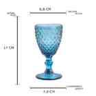 Conjunto De Taças Para Agua Sodo-calcico 325ml Bico De Abacax