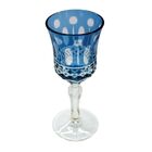 Conjunto De Taças Para Licor Em Vidro Cristalino Com Lapidacao