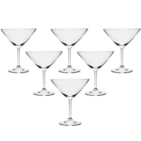 Conjunto De Taças Para Martini Gastro Em Cristal Ecologico 28