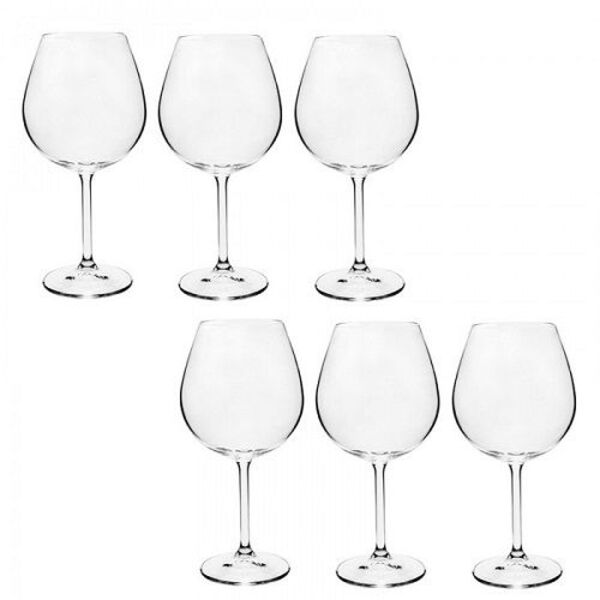 Conjunto De Taças Para Vinho 650ml Gastro 6pçs Bohemia 56140