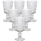 Conjunto De Taças Para Vinho Em Vidro Love 294ml 6 Peças Lyor