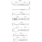 Conjunto De Talheres 24 Peças Tradicional Marrom Tramontina