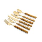Conjunto De Talheres Copa E Cia 36 Pçs Garbo - Bamboo Gold