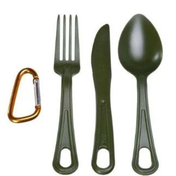 Conjunto De Talheres Polic - Guepardo Cor Verde