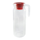 Conjunto De Talheres Vermelho 24 Peças Com Jarra De Vidro