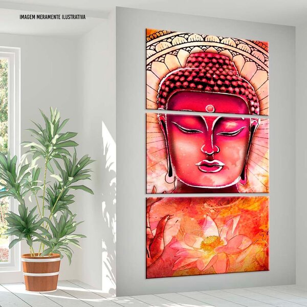 Conjunto De Telas Decorativa Buda