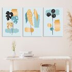 Conjunto De Telas Decorativa Floral Gold