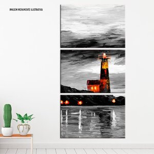 Cuadro Tela Estilo Galería Con Skyline De Nueva York Al Atardecer