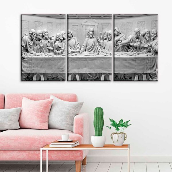 Conjunto De Telas Decorativa Santa Ceia