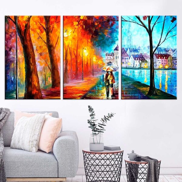 Conjunto De Telas Decorativas Cold Night