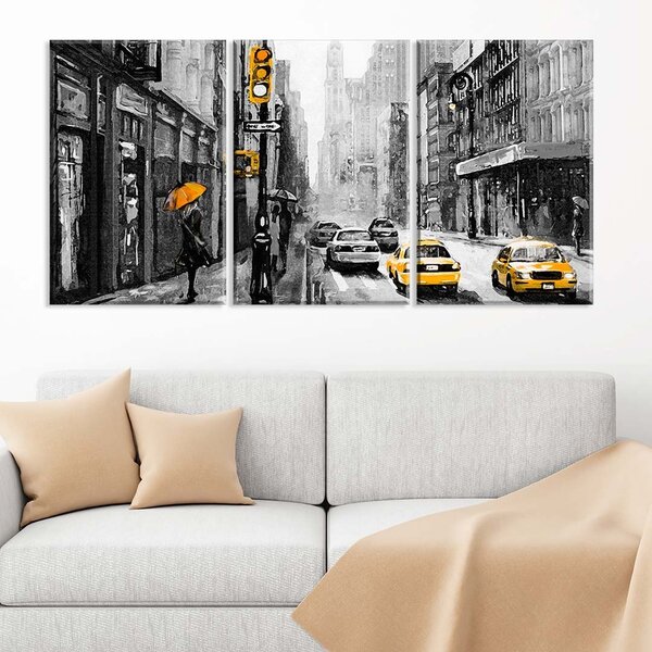Conjunto De Telas Decorativas New York