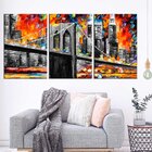 Conjunto De Telas Decorativas Ponte New York