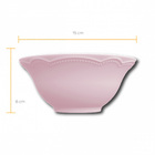 Conjunto De Tigelas De Porcelana Bowl 450ml 6 Peças Rosa Cott