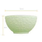 Conjunto De Tigelas De Porcelana Bowl  400ml 6 Peças Verde Ta