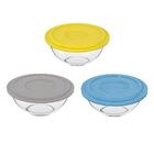 Conjunto De Tigelas Marinex Plus 0,5 Litros Vidro Pequena Com