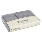 Conjunto de Toalhas Empire Algodão Cinza 4 Peças Karsten