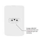 Conjunto de Tomada 20A 4X2 Branco Gracia