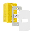 Conjunto de Tomada 20A 4X2 Branco Gracia