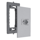 Conjunto de Tomada de Energia 2P+T 10A 4x2 Cinza Pial Plus+