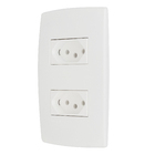 Conjunto de Tomada Dupla 10A Pial Plus Pial Legrand