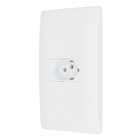 Conjunto de Tomada Energia 10A Branco Habitat Fame