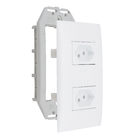 Conjunto de Tomada Energia 10A Branco Impéria Iriel