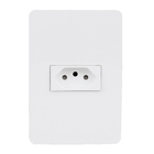 Conjunto Tomada Branco 2P+T 10A 250V Orion Schneider