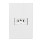Conjunto de Tomada Energia 20A Branco InovaPro Alumbra