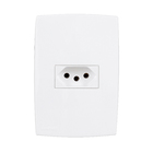 Conjunto de Tomada Energia 20A Branco Lille Lexman