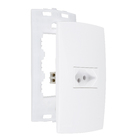 Conjunto de Tomada Energia 20A Branco Lille Lexman
