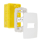 Conjunto de Tomada Energia 20A Branco Pial Plus Legrand