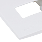 Conjunto de Tomada Energia Dupla 10A Branco Lille Lexman