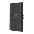 Conjunto de Tomada USB 1,5A Vivace Carbono Simens