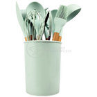 Conjunto De Utensílios 12 Peças De Silícone Resistente A Alta