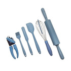 Conjunto De Utensílios Confeitaria Plena 6 Peças Azul