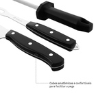 Conjunto de Utensílios para Churrasco em Aço Inox Naterial - 3 Peças