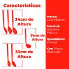 Conjunto De Utensílios De Silicone Rose Gold 6 Peças - Casamb