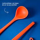 Conjunto De Utensílios Variados 8 Peças Laranja