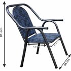 Conjunto De Varanda 4 Cadeiras E Mesa De Centro Veneza Luxo