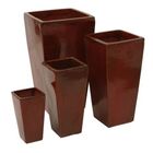 Conjunto De Vasos Vietnamita Vermelho 4 Pcs