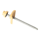 Conjunto De Vedacao/fixacao Afort Plan Para Telha Pvc Marfim