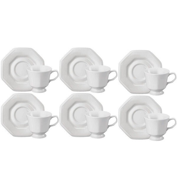 Conjunto De Xicara Para Cha Com Pires Schmitd