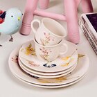 Conjunto De Xícaras Com Pires 6 Peças 200ml Actual May - Oxfo