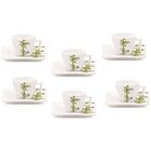 Conjunto De Xícaras De Café C/ Pires 6 Pçs Quartier Bamboo -