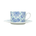 Conjunto De Xicaras De Cha Lisboa 6pçs 200ml Bon Gourmet 17405