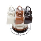 Conjunto De Xícaras Para Café Com Pires 6 Peças 90 Ml Alpha-b