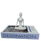 Conjunto Decoração Livro Destination + Mulher Meditando